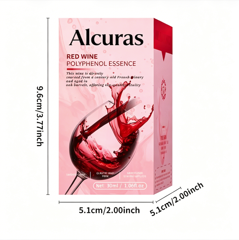 🎉Buy One Get One Free🎁 - ✨🍷Alcuras Red Wine Polyphenol Antioxidant Face Serum💧