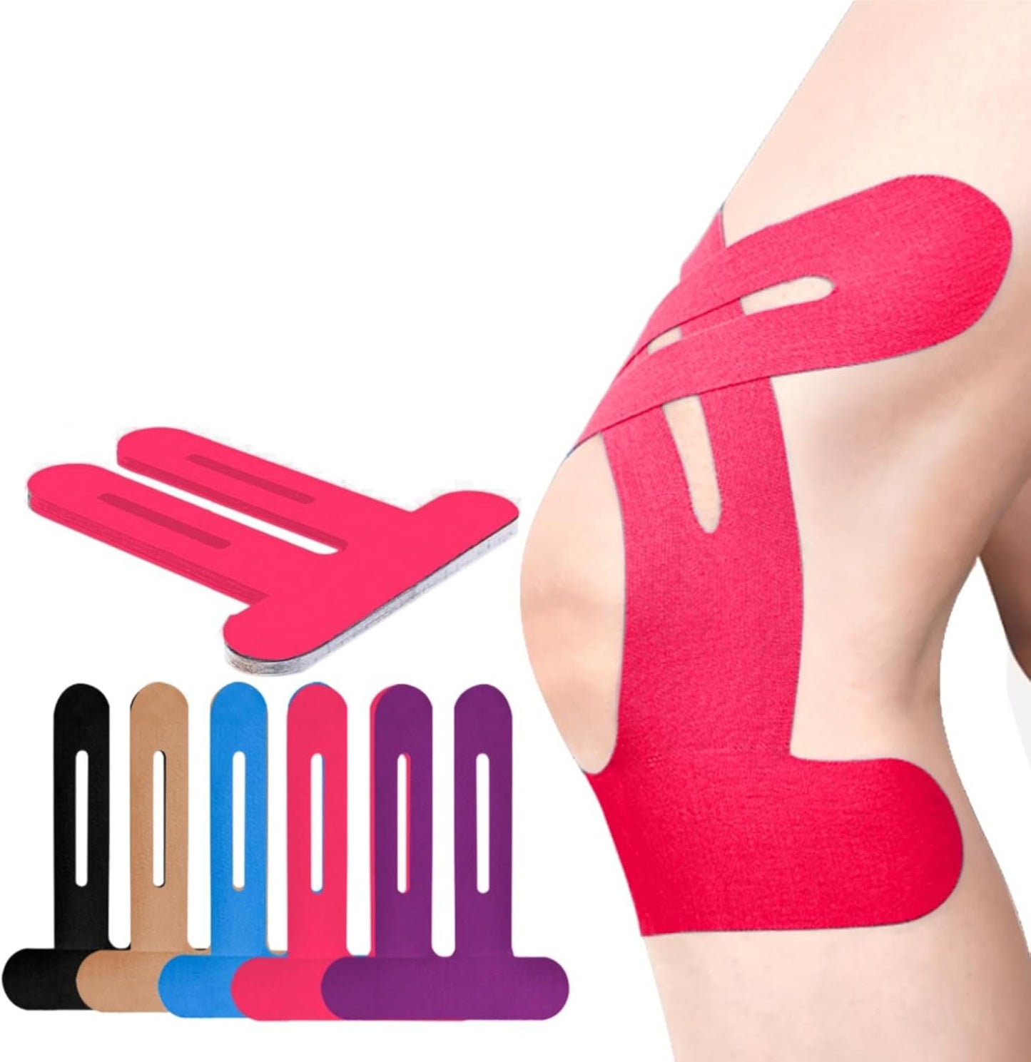 🔥 Last Day 50% OFF - 🏃10/20pcs Precut Kinesiology Tape For Knees🦵