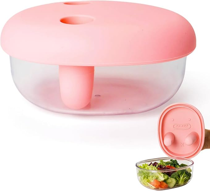 🧺Reusable Silicone Snack Container | Easy to Use, Leakproof for Beach & Picnic🏖️