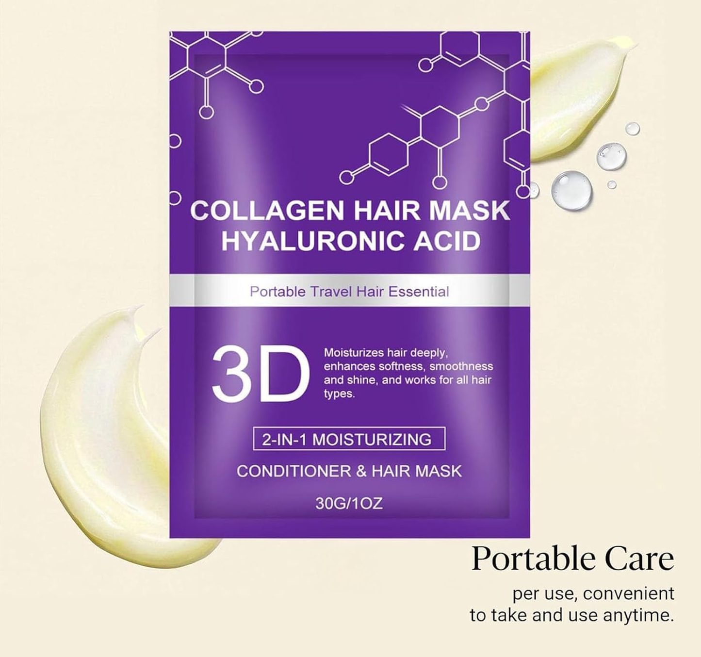 🔥Last Day 49% OFF -  ✨💇Alcuras Collagen & Hyaluronic Acid Hair Mask💆