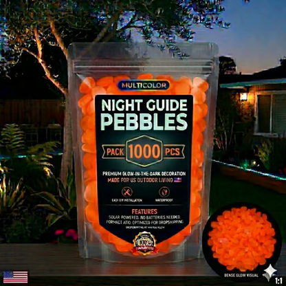 🔥Last Day 49% OFF🔥-🌈Colorful Glow-in-the-Dark Garden Stones