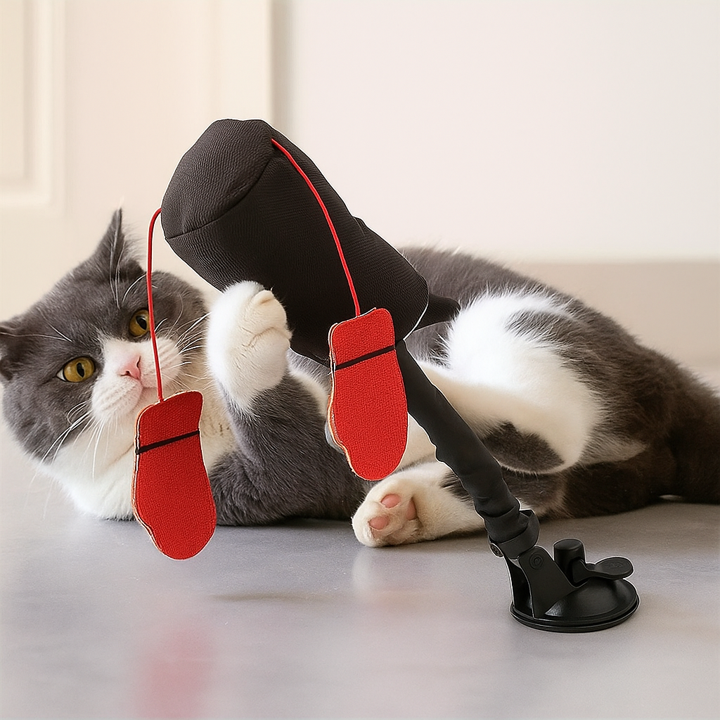 🔥Last Day 49% OFF -  🥊 Interactive Hanging Punching Bag Cat Toy🐱🪀