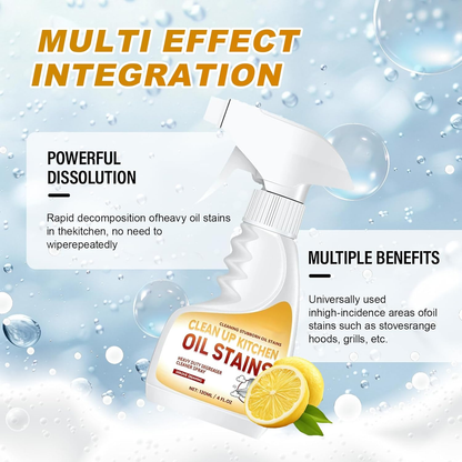 🔥LAST DAY 49% OFF - ✨Alcuras Kitchen Oil Stain Cleaner🧽
