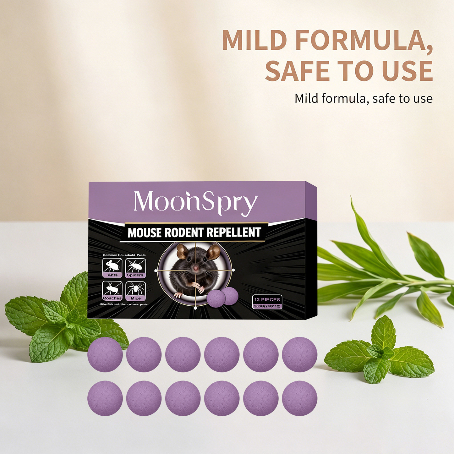 🔥Last Day 50% OFF - 🌿Natural Peppermint Pest Repellent Balls(12 Pack) – Keep Rats, Mice & Pests Away Safely🐭