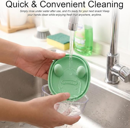 🧺Reusable Silicone Snack Container | Easy to Use, Leakproof for Beach & Picnic🏖️