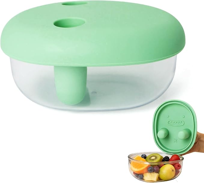 🧺Reusable Silicone Snack Container | Easy to Use, Leakproof for Beach & Picnic🏖️