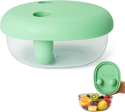 🧺Reusable Silicone Snack Container | Easy to Use, Leakproof for Beach & Picnic🏖️