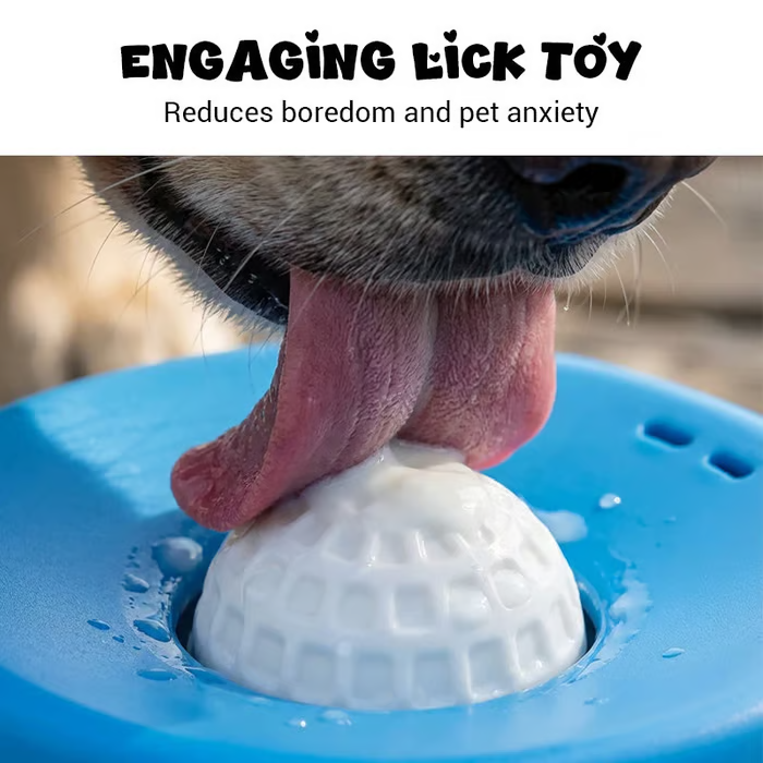 ⏳Limited-time 49% off🐶🦴Roll-N-Lick Dog Bowl: The Ultimate Liquid Treat FeederAnti-gulping bowl for dogs with rolling ball