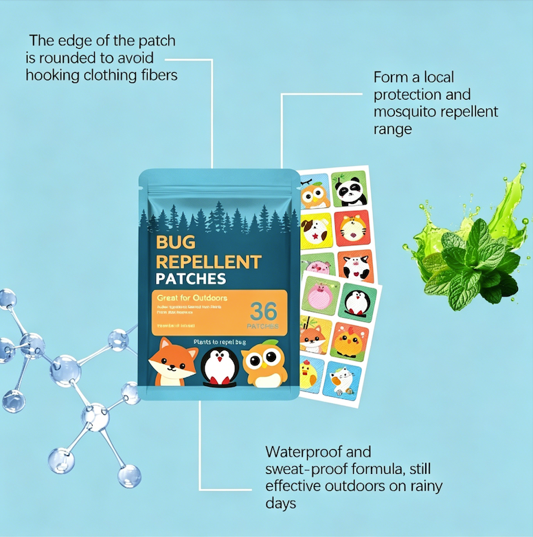 🔥Last Day 49% OFF  - ✨ Mosquito Repellent Stickers - 🌙Safe, Natural Protection for All-Day Outdoor Fun!🦟