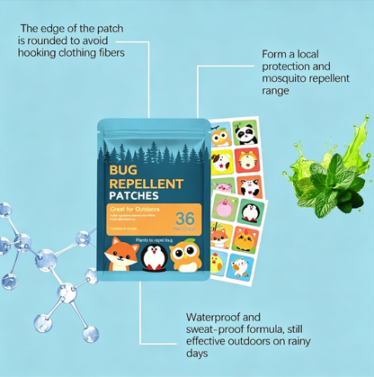 🔥Last Day 49% OFF  - ✨ Mosquito Repellent Stickers - 🌙Safe, Natural Protection for All-Day Outdoor Fun!🦟