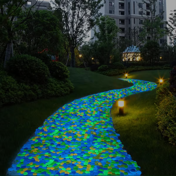 🔥Last Day 49% OFF🔥-🌈Colorful Glow-in-the-Dark Garden Stones