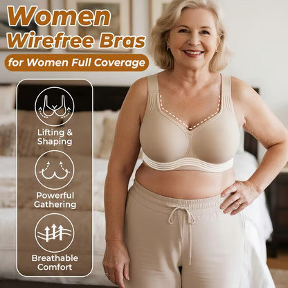 🔥Hot Sale – 49% OFF!!⚡Super Firming Bra for Women | Wirefree & Seamless Comfort👍Say goodbye to sagging – lift & support all day!