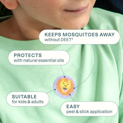 🔥Last Day 49% OFF  - ✨ Mosquito Repellent Stickers - 🌙Safe, Natural Protection for All-Day Outdoor Fun!🦟