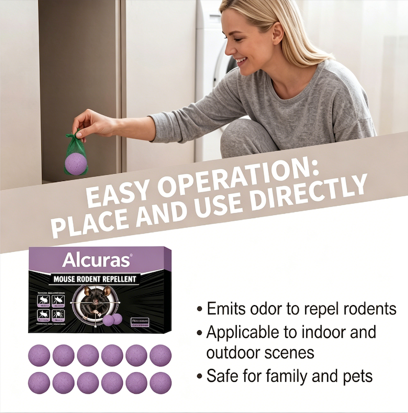 🔥Last Day 50% OFF - 🌿Natural Peppermint Pest Repellent Balls(12 Pack) – Keep Rats, Mice & Pests Away Safely🐭