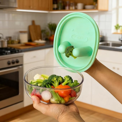 🧺Reusable Silicone Snack Container | Easy to Use, Leakproof for Beach & Picnic🏖️