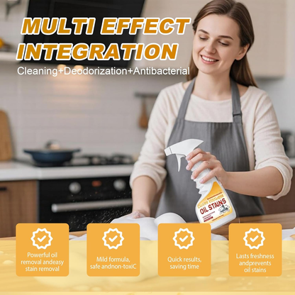 🔥LAST DAY 49% OFF - ✨Alcuras Kitchen Oil Stain Cleaner🧽