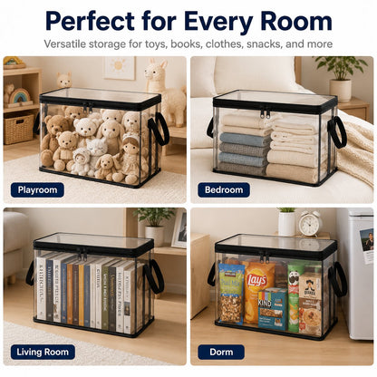 🔥Last Day 50% OFF - 📦Stuffed Storage PVC Organizer Bag Doll Storage Container✨