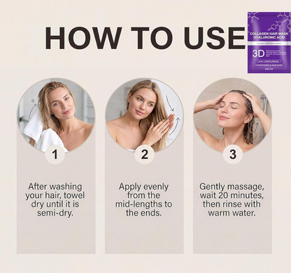 🔥Last Day 49% OFF -  ✨💇Alcuras Collagen & Hyaluronic Acid Hair Mask💆
