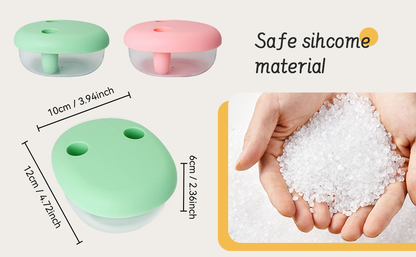 🧺Reusable Silicone Snack Container | Easy to Use, Leakproof for Beach & Picnic🏖️