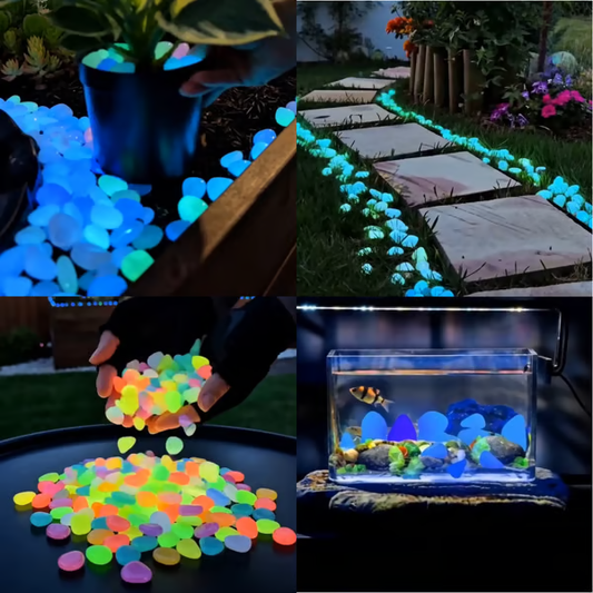 🔥Last Day 49% OFF🔥-🌈Colorful Glow-in-the-Dark Garden Stones