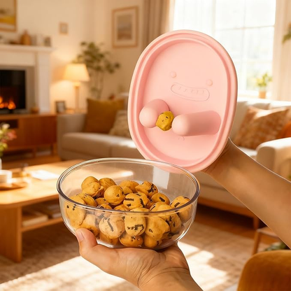 🧺Reusable Silicone Snack Container | Easy to Use, Leakproof for Beach & Picnic🏖️