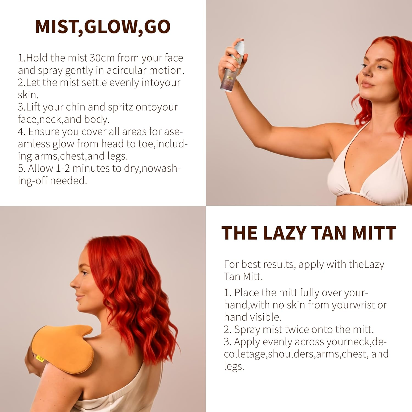 🔥Last Day 49% OFF - 🖤☀️Alcuras Sun-Kissed Glow Self-Tanning Water Mist✨