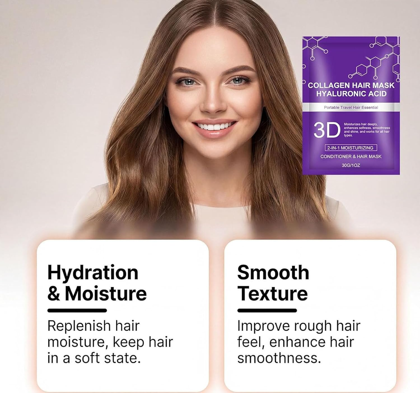 🔥Last Day 49% OFF -  ✨💇Alcuras Collagen & Hyaluronic Acid Hair Mask💆