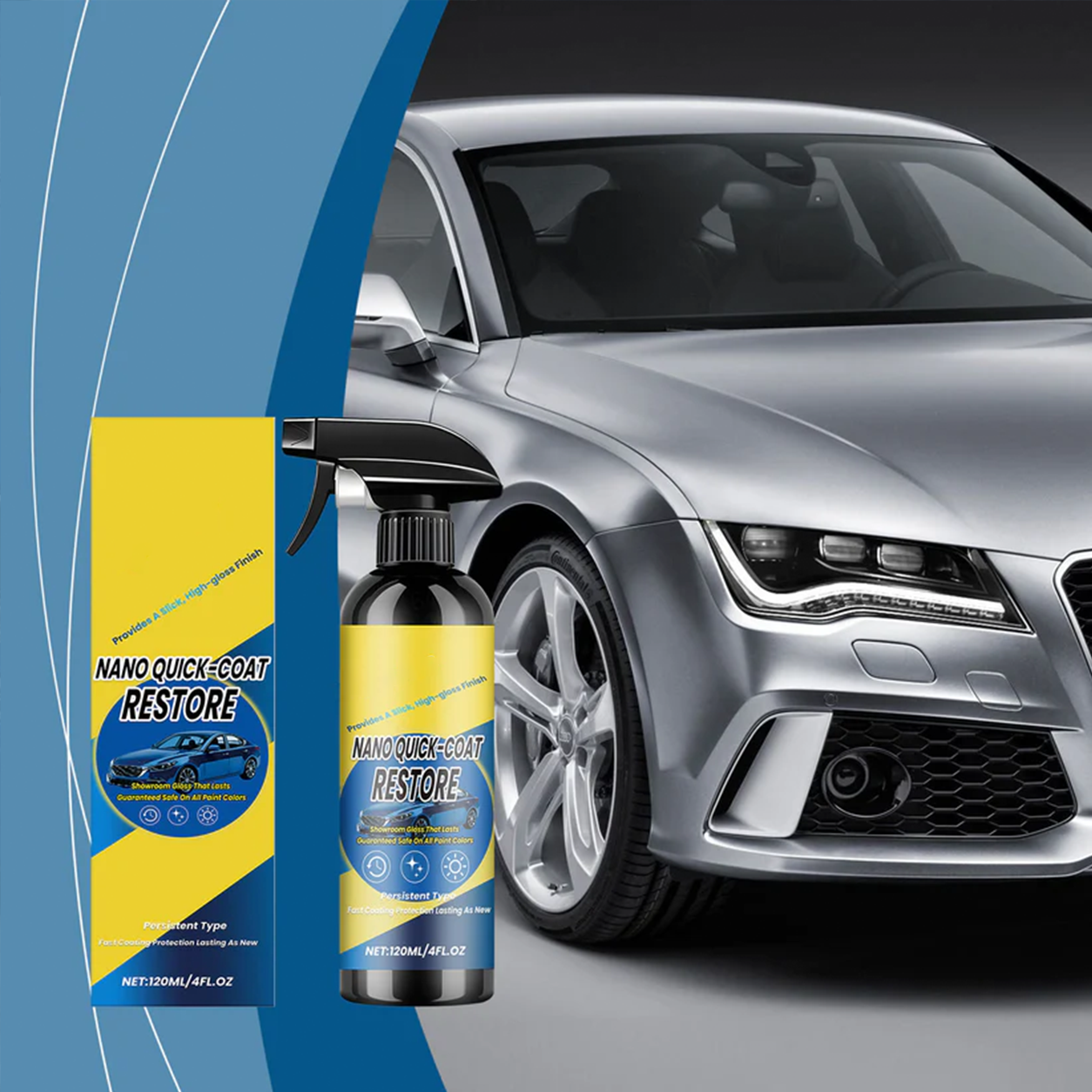 🚗💨Buy 2 Get 1 Free🏆-✨Automotive Nano Coating Repair Agent - With Dust and Water Repellent Properties - Long-lasting and Durable with Gloss, Suitable for Continuous Use