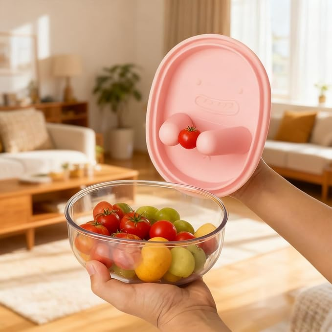 🧺Reusable Silicone Snack Container | Easy to Use, Leakproof for Beach & Picnic🏖️