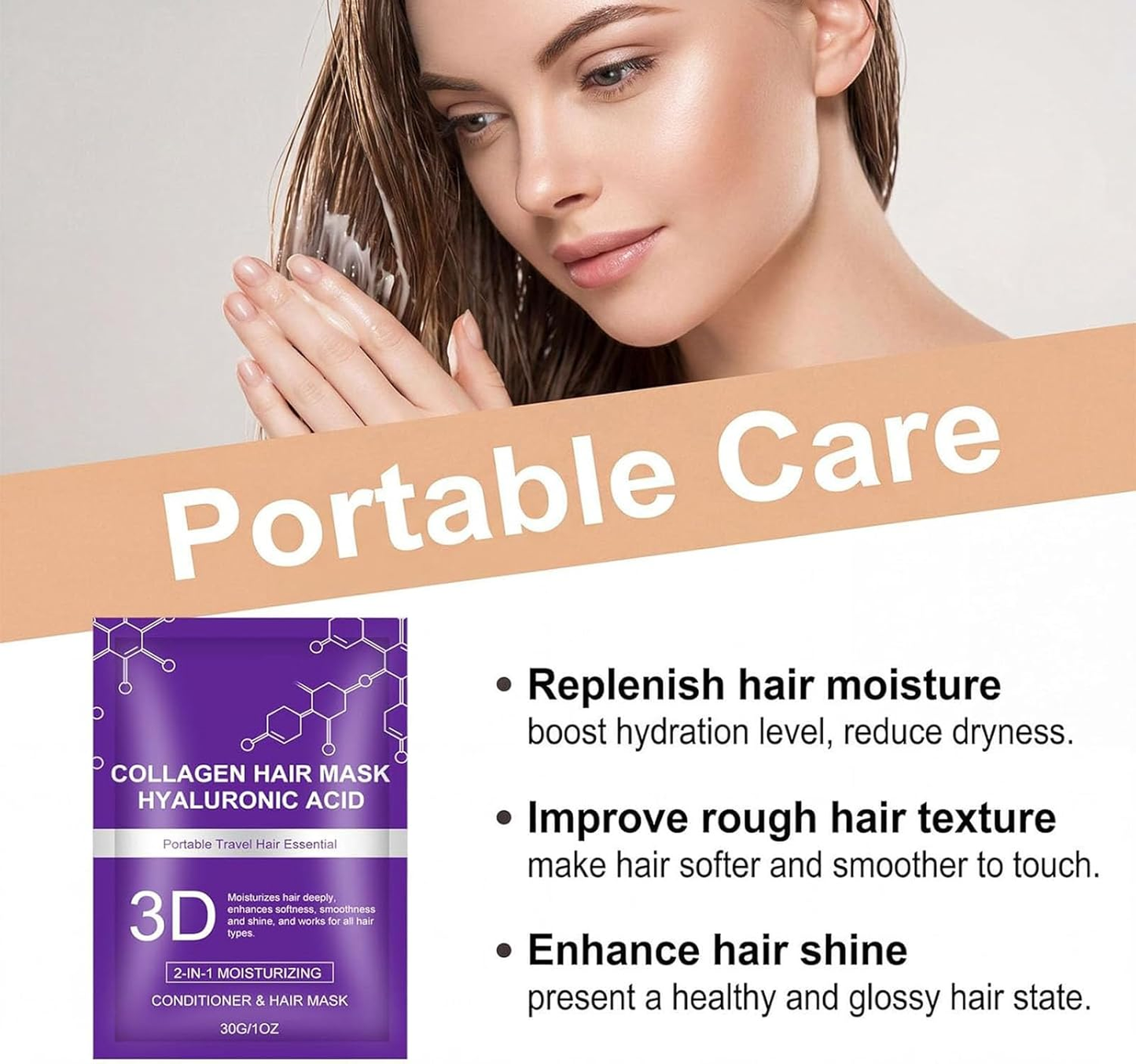 🔥Last Day 49% OFF -  ✨💇Alcuras Collagen & Hyaluronic Acid Hair Mask💆