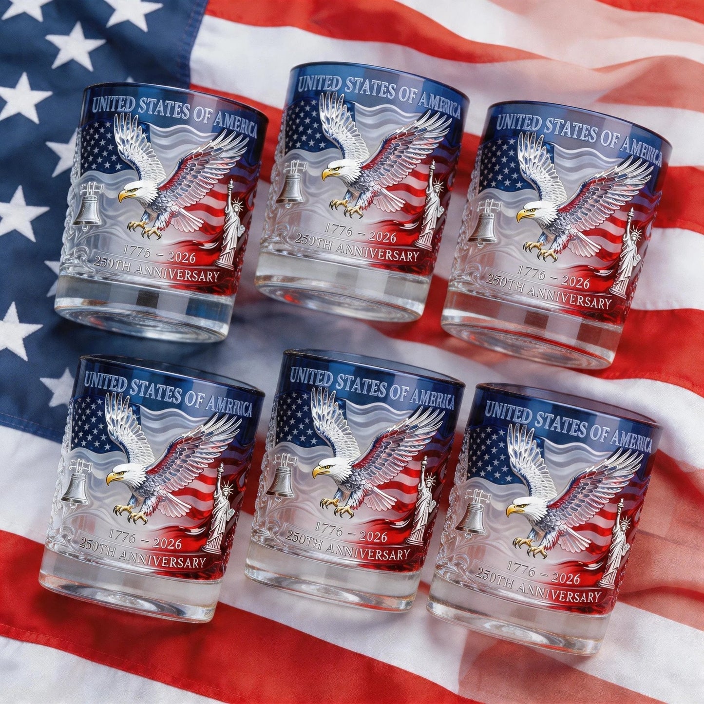 🔥Last Day 49% OFF - ✨🇺🇸Limited Edition 2026 USA 250th Anniversary Commemorative Glass – 1776-2026 Heritage Edition🥂