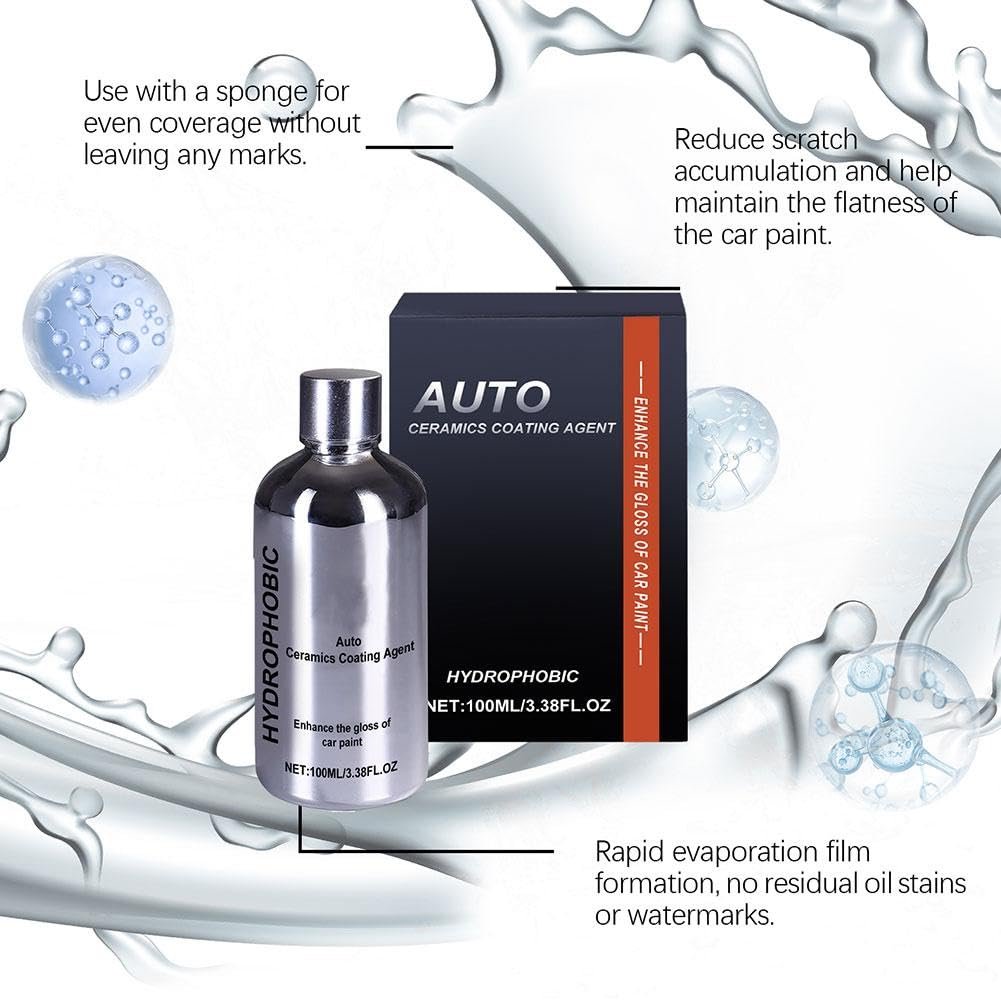 🔥LAST DAY 49% OFF - 🛞Auto Ceramics Coating Light Ceramic Coating for Cars, Long-Lasting Shine & Protection, Easy to Apply🚗✨
