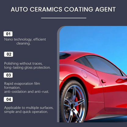 🔥LAST DAY 49% OFF - 🛞Auto Ceramics Coating Light Ceramic Coating for Cars, Long-Lasting Shine & Protection, Easy to Apply🚗✨