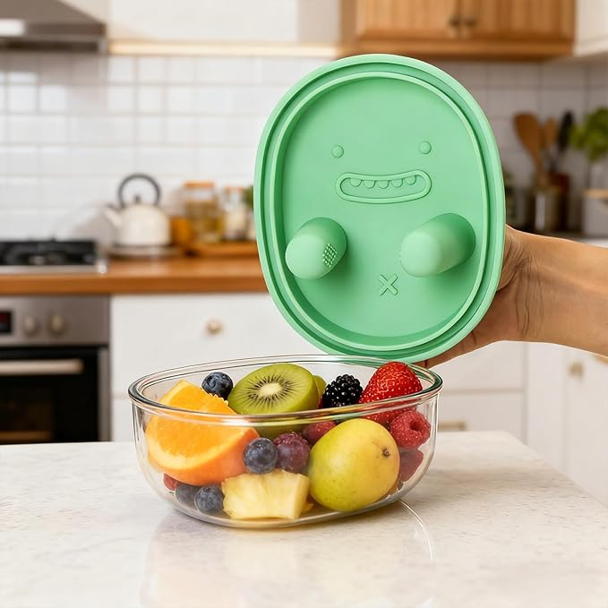 🧺Reusable Silicone Snack Container | Easy to Use, Leakproof for Beach & Picnic🏖️